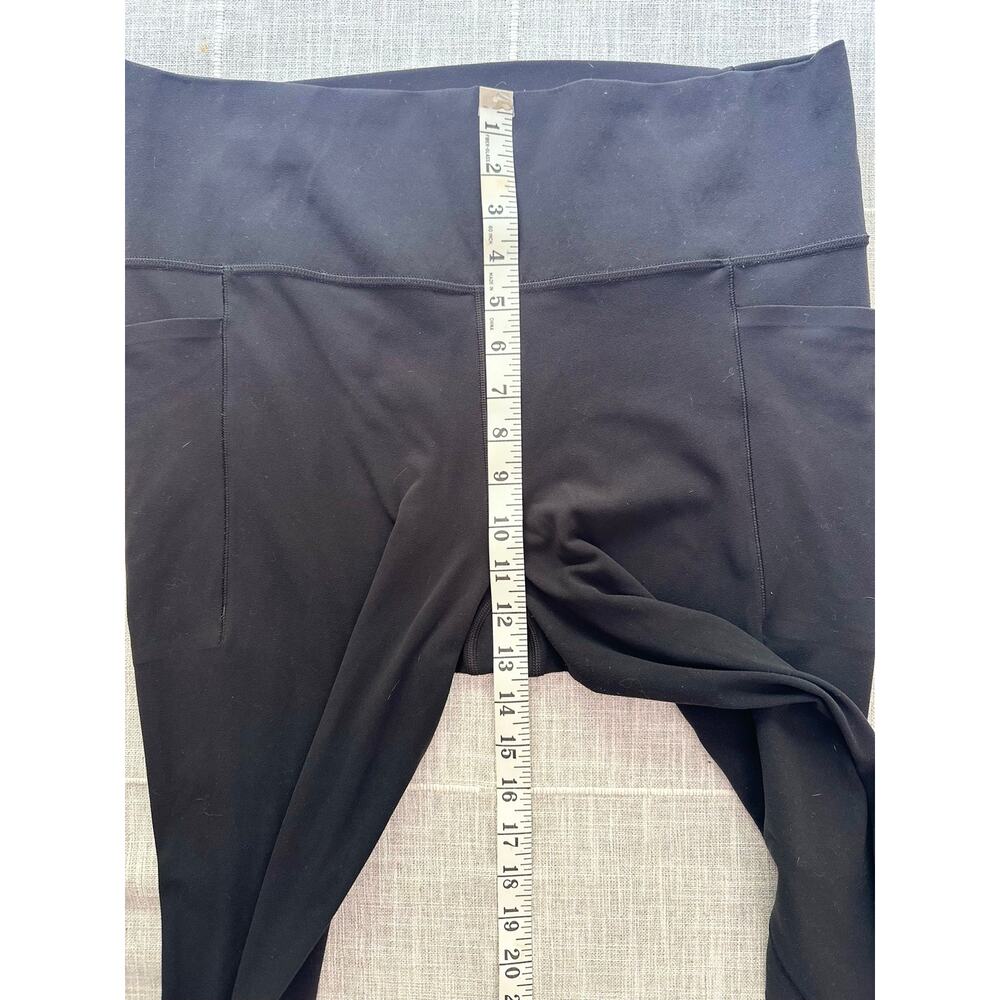 Athleta Salutation Stash Pocket 7/8 Tight Leggings Women XL Black Yoga - Picture 4 of 8